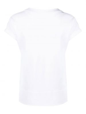 T-shirt en coton Eleventy blanc
