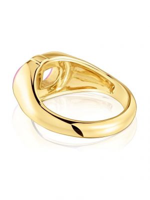 Aranyozott gyűrű Tous ezüstszínű