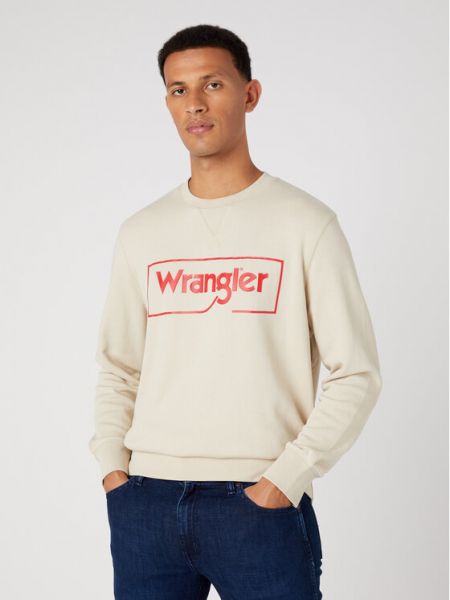 Majica dugih rukava sa dugačkim rukavima Wrangler bež
