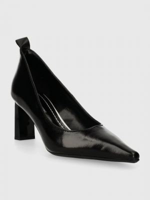 Туфли на каблуке на высоком каблуке Armani Exchange черные