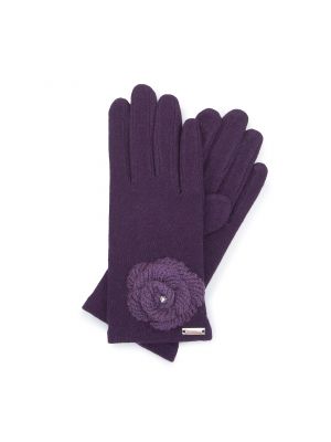 Fioletowe rękawiczki Wittchen