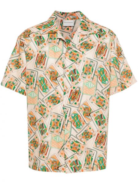 Риза с копчета Drôle De Monsieur оранжево