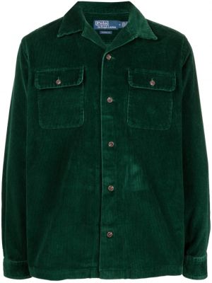 Páperová bunda s výšivkou s výšivkou s výšivkou Polo Ralph Lauren zelená