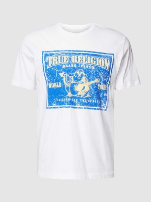 Koszulka z nadrukiem True Religion biała