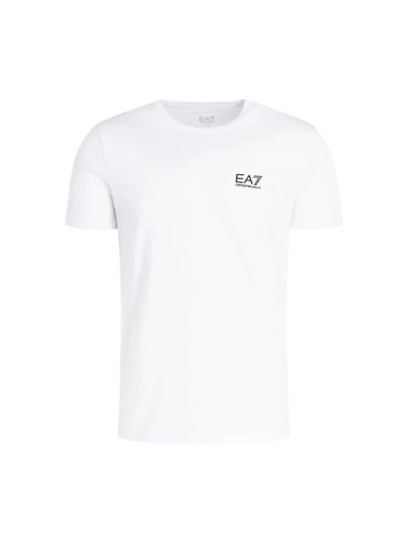 T-shirt mit kurzen ärmeln Emporio Armani Ea7 weiß
