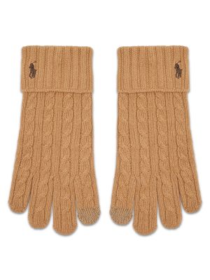 Ръкавици Polo Ralph Lauren кафяво