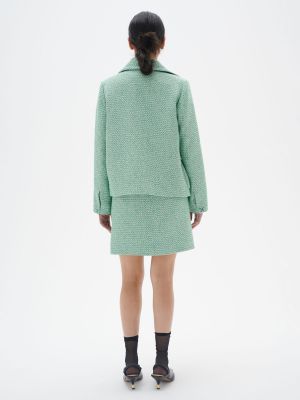 Твидовый пиджак Inwear зеленый