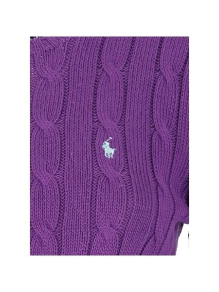 Jersey de algodón de punto de tela jersey Ralph Lauren violeta