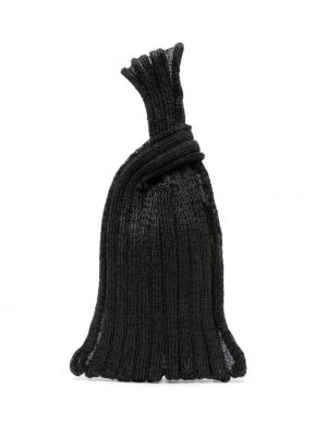 Плетени шопинг чанта A. Roege Hove черно