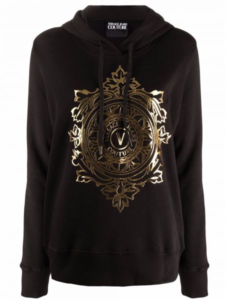 Hoodie Versace Jeans Couture svart