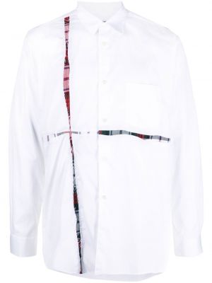 Sjekket t-skjorte Comme Des Garcons Shirt hvit