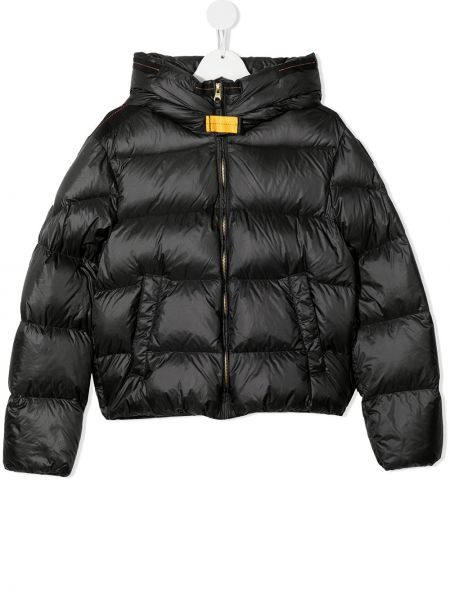 Hette zip lang pels for jenter Parajumpers Kids svart