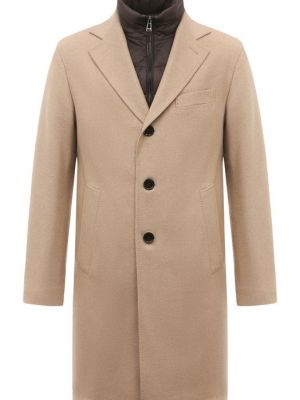 Кашемировое шерстяное пальто Windsor бежевое
