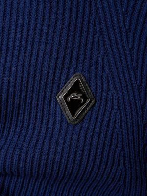 Памучен пуловер A-cold-wall* синьо