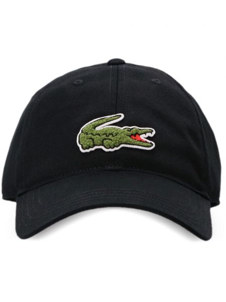 Bomuld cap Lacoste sort