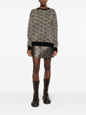 Jacquard woll pullover Moschino