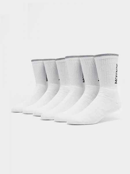 McKenzie 6-Pack Crew Socks - White - Womens, White