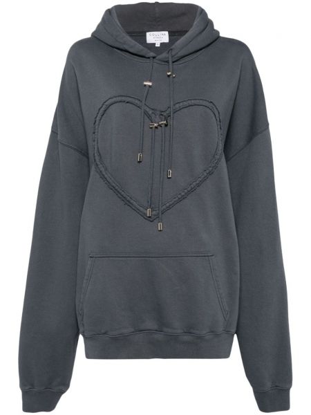 Kalp desenli hoodie Collina Strada