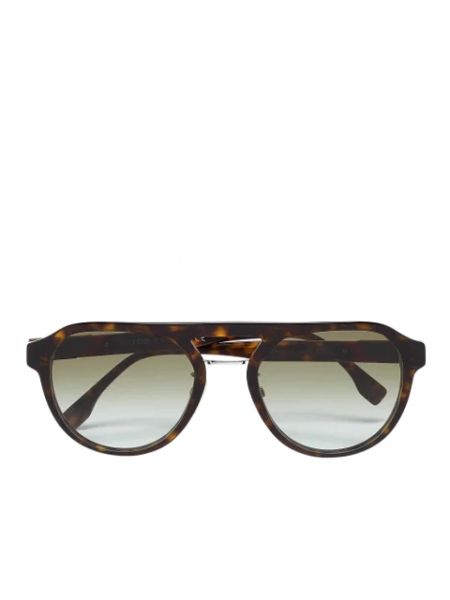 Okulary przeciwsłoneczne retro Fendi Vintage brązowe