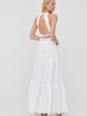 Бавовняне плаття максі Pinko, біле