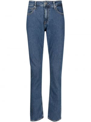 Jeans skinny a vita bassa slim fit Calvin Klein blu