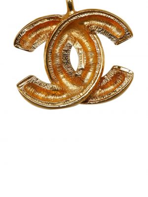 Pikowany naszyjnik Chanel Pre-owned złoty