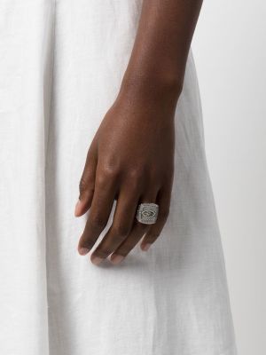 Křišťálový prsten Tom Wood stříbrný