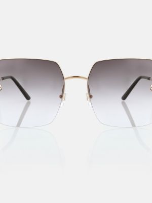 Okulary przeciwsłoneczne Cartier Eyewear Collection złote
