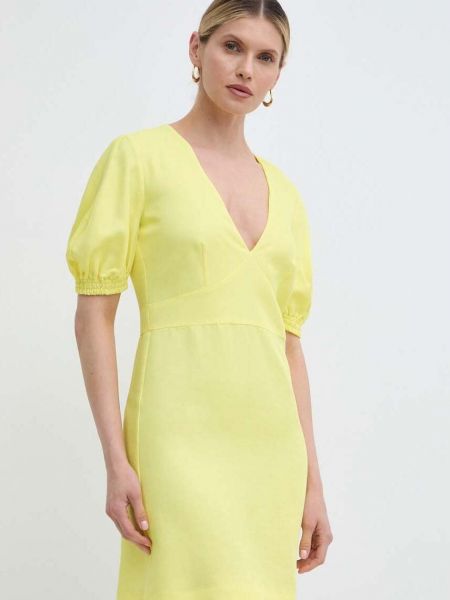 Sukienka mini Twinset żółta