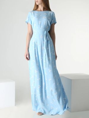 Платье из вискозы Sashaverse голубое