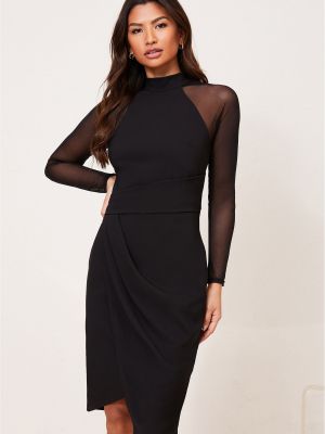 Платье с длинным рукавом Lipsy черное