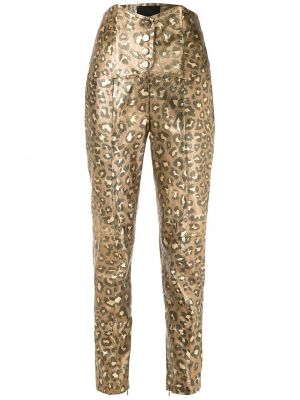 Pantalones Andrea Bogosian dorado