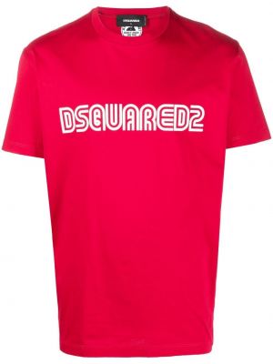 T-shirt Dsquared2 röd