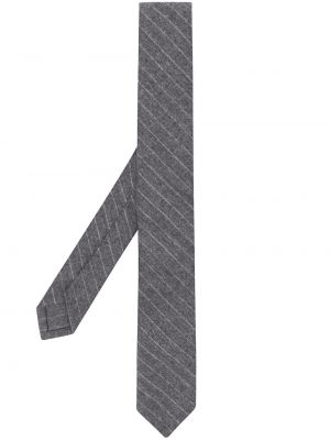 Prugasta kravata Thom Browne siva
