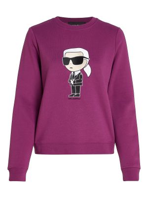 Džemperis Karl Lagerfeld violetinė