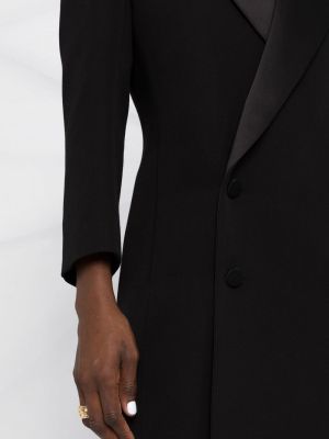Sukienka koktajlowa Saint Laurent czarna