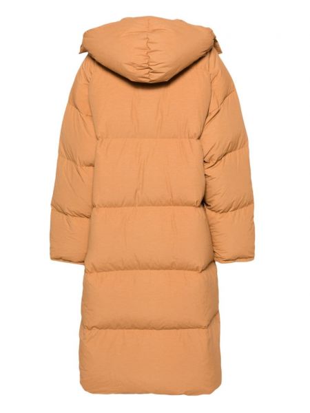 Kabát s kapucí Nanushka oranžový