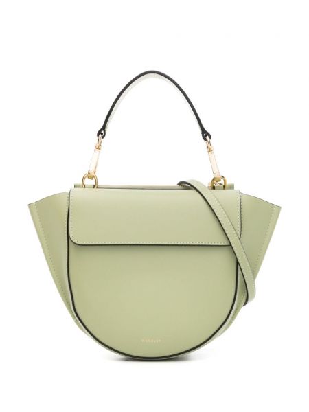 Δερμάτινη τσάντα shopper Wandler πράσινο