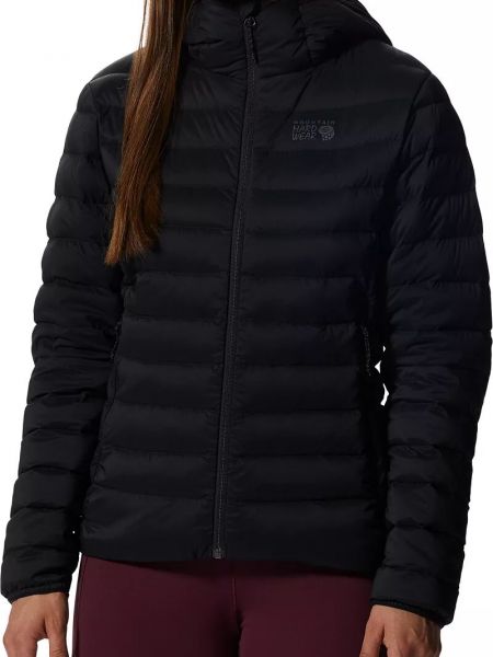 Женская пуховая куртка на молнии с капюшоном Mountain Hardwear Deloro черный