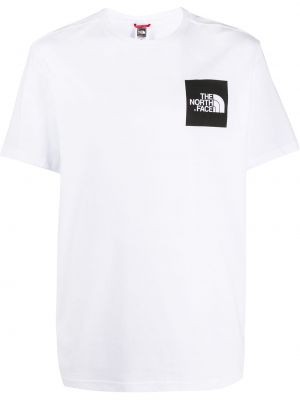 T-shirt con scollo tondo The North Face bianco
