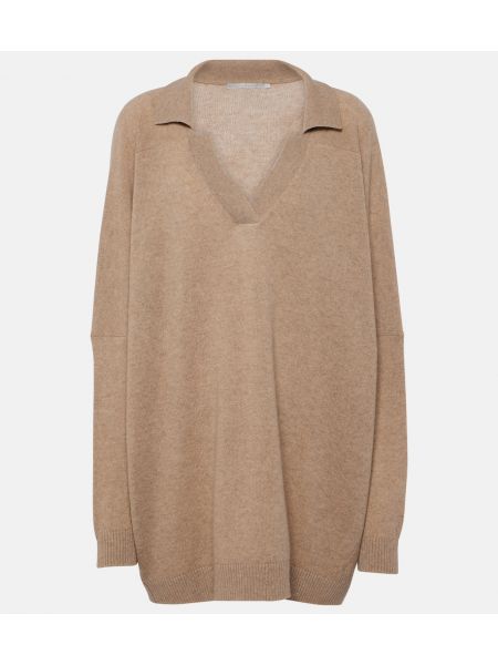 Kashmir uld striktrøje Stella Mccartney beige