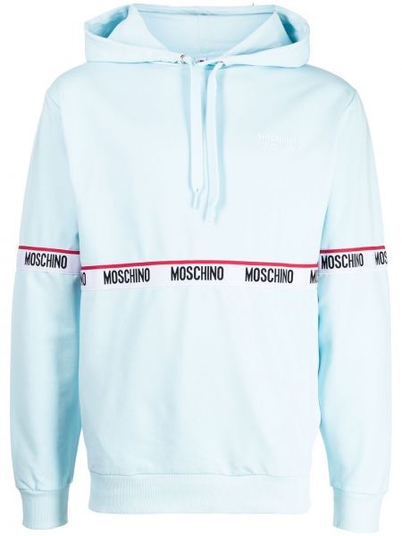 Hoodie Moschino blå