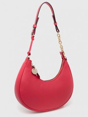 Кожаная сумка шоппер Red Valentino красная