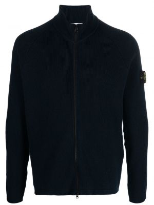 Cardigan med dragkedja Stone Island blå