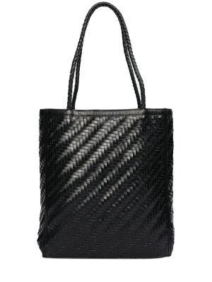 Kožená nákupná taška Bembien čierna