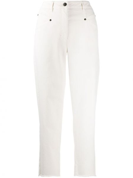 Укорочені прямі джинси Luisa Cerano, білі