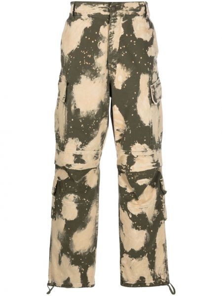 Pantaloni di cotone camouflage Darkpark verde