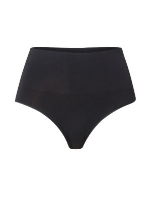 Bavlnené nylonové nohavičky s vysokým pásom Spanx - čierna