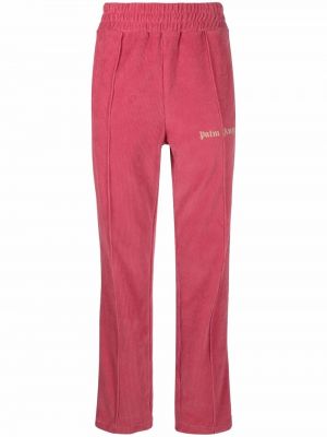 Pruhované sportovní kalhoty Palm Angels růžové