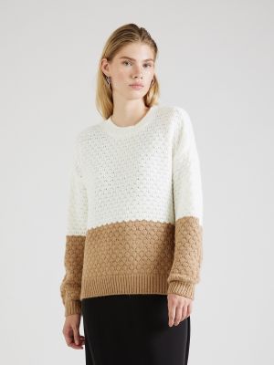 Пуловер Fransa бяло